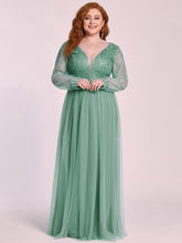 Load image into Gallery viewer, Color=Green Bean | Adorable A Line V Neck Wholesale Women Dresses-Green Bean 7