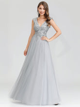 Load image into Gallery viewer, Efashiongirl Ever-Pretty Women&#39;s Fashion Double V-Neck Evening Dresses EP00702
