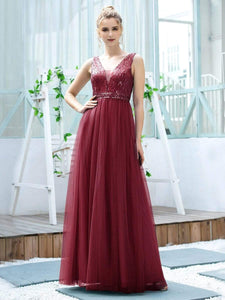 Efashiongirl Ever-Pretty Women's Fashion A-Line Floor Length Bridesmaid Dresses EP00715