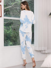 Load image into Gallery viewer, Color=Sky Blue | Feminine Tie-Dye Loungewear Track Suit For Sports-Sky Blue 2