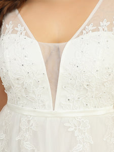 Color=White | Women's Fashion Sleeveless Wholesale Plus Size Party Dresses-White 5