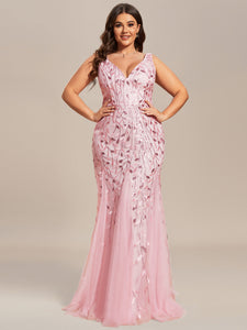 Plus Size Sequin Fishtail WholesaleEvening Dresses for Women EP07886