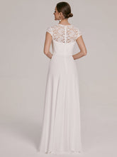 Load image into Gallery viewer, Color=Cream | Sweetheart Floral Lace Wholesale Wedding Guest Dress-Cream 2