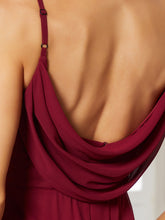Load image into Gallery viewer, Color=Burgundy | Sleeveless Wholesale Evening Dresses with an A Line Silhouette-Burgundy 5