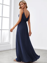 Load image into Gallery viewer, Color=Navy Blue | Sleeveless Wholesale Evening Dresses with an A Line Silhouette-Navy Blue 2
