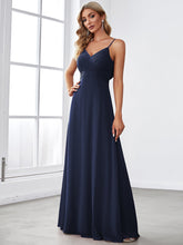 Load image into Gallery viewer, Color=Navy Blue | Sleeveless Wholesale Evening Dresses with an A Line Silhouette-Navy Blue 1