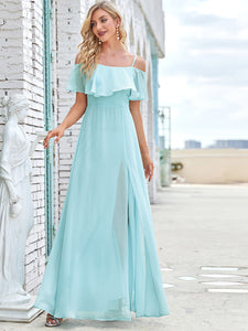 Color=Sky Blue | Adorable Floor Length A Line Wholesale Evening Dresses-Sky Blue 3