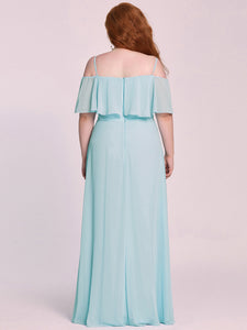 Color=Sky Blue | Plus Size Adorable Floor Length A Line Wholesale Evening Dresses-Sky Blue 2