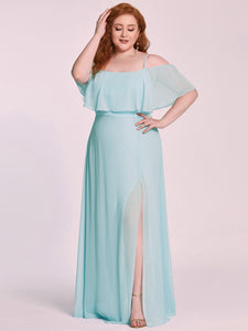 Color=Sky Blue | Plus Size Adorable Floor Length A Line Wholesale Evening Dresses-Sky Blue 3