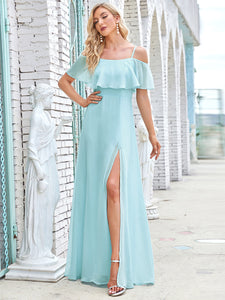 Color=Sky Blue | Adorable Floor Length A Line Wholesale Evening Dresses-Sky Blue 1