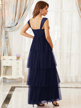 Load image into Gallery viewer, Color=Navy Blue | Sexy Sleeveless Layered A Line Wholesale Maternity Dresses-Navy Blue 2