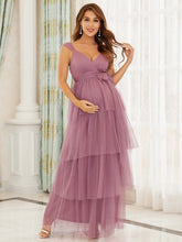 Load image into Gallery viewer, Color=Orchid | Sleeveless Layered Dress for Pregnant Women-Orchid 1