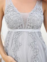 Load image into Gallery viewer, Color=Grey | A-line Sleeveless Wholesale Maternity Dresses-Grey 5