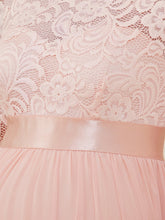 Load image into Gallery viewer, Color=Pink | Simple and Elegant Maternity Dress with A-line silhouette-Pink 5