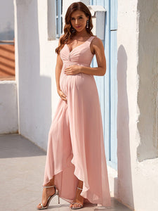 Cute and Adorable Deep V-neck Wholesale Dress for Pregnant Women EY20795