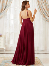 Load image into Gallery viewer, Color=Burgundy | Adorable A Line Belly Collar Wholesale Maternity Dresses-Burgundy 2