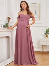 Load image into Gallery viewer, Color=Orchid | Sleeveless Sweetheart Neckline Wholesale Maternity Dresses-Orchid 4