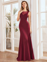 Load image into Gallery viewer, Feminine Wholesale Mermaid Evening Dress with Chiffon Wrap EE00291